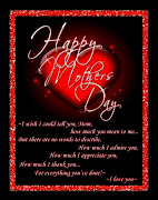 Happy Mothers day abstract Card. Happy Mothers day Message (happy mothers day message)