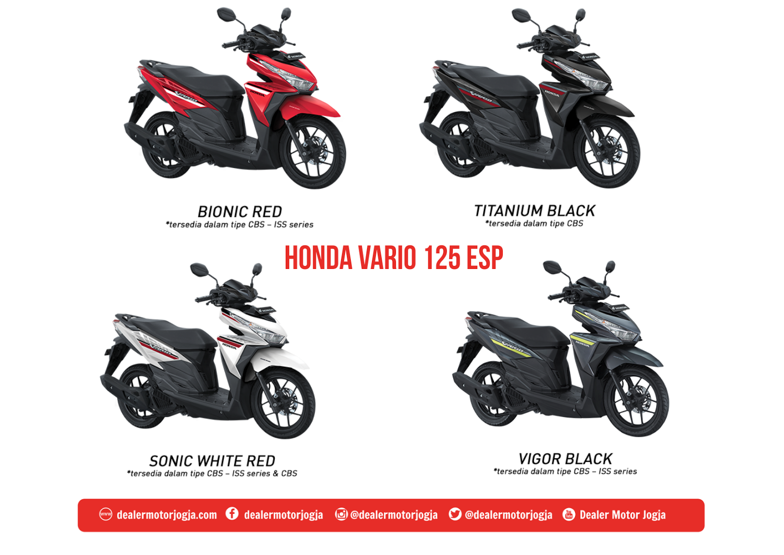 Warna Motor  Honda Vario  125  Cbs  Iss impremedia net