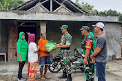 Peduli Warga Terdampak Bencana Gempa, Danramil Pracimantoro Salurkan Sembako