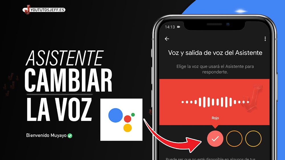 Como Cambiar VOZ del ASISTENTE de Google 🔵