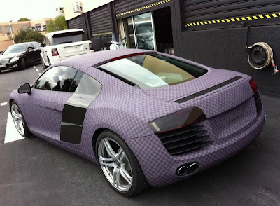 Audi R8 by Russian Dartz matte purple