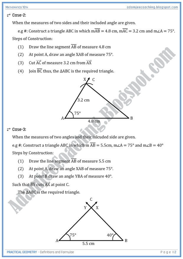 practical-geometry-definitions-and-formulae-mathematics-10th