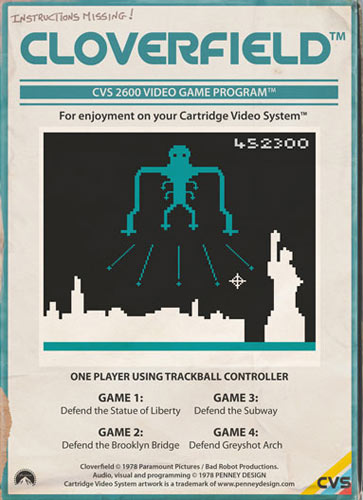 Cartaz de jogo de Atari - Cloverfield