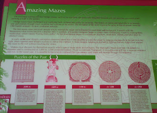 VanDusen maze plaque