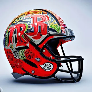Rutgers Scarlet Knights Concept Football Helmets