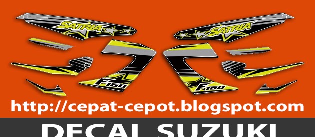 Decal Stripping Suzuki Satria F150  STD