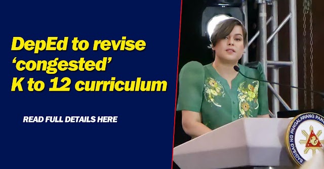 DepEd to revise ‘congested’ K to 12 curriculum