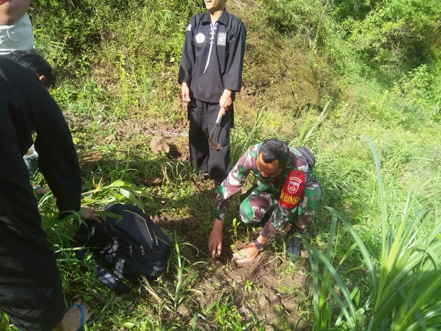 Danramil Jenawi Ajak Masyarakat Sadar Akan Pentingnya Penghijauan