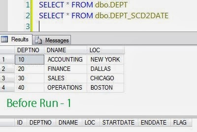 Sql merge output