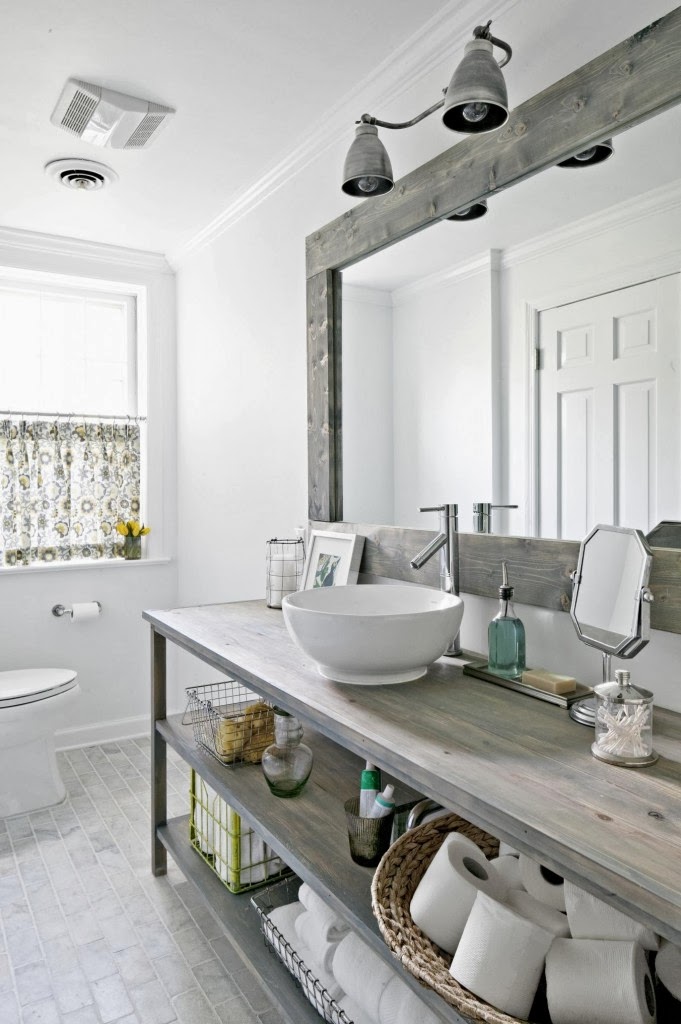 Rustic Bathroom Vanity Mirrors