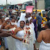 PHOTONEWS: Yoruba nation agitators appear in cultural attire, as they storm Lagos rally