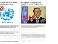 Hoaks Kampret Kena Bantah Lagi: Kantor Berita Antara Tak Pernah Beritakan Ucapan Sekjen PBB Soal Pilpres 2019