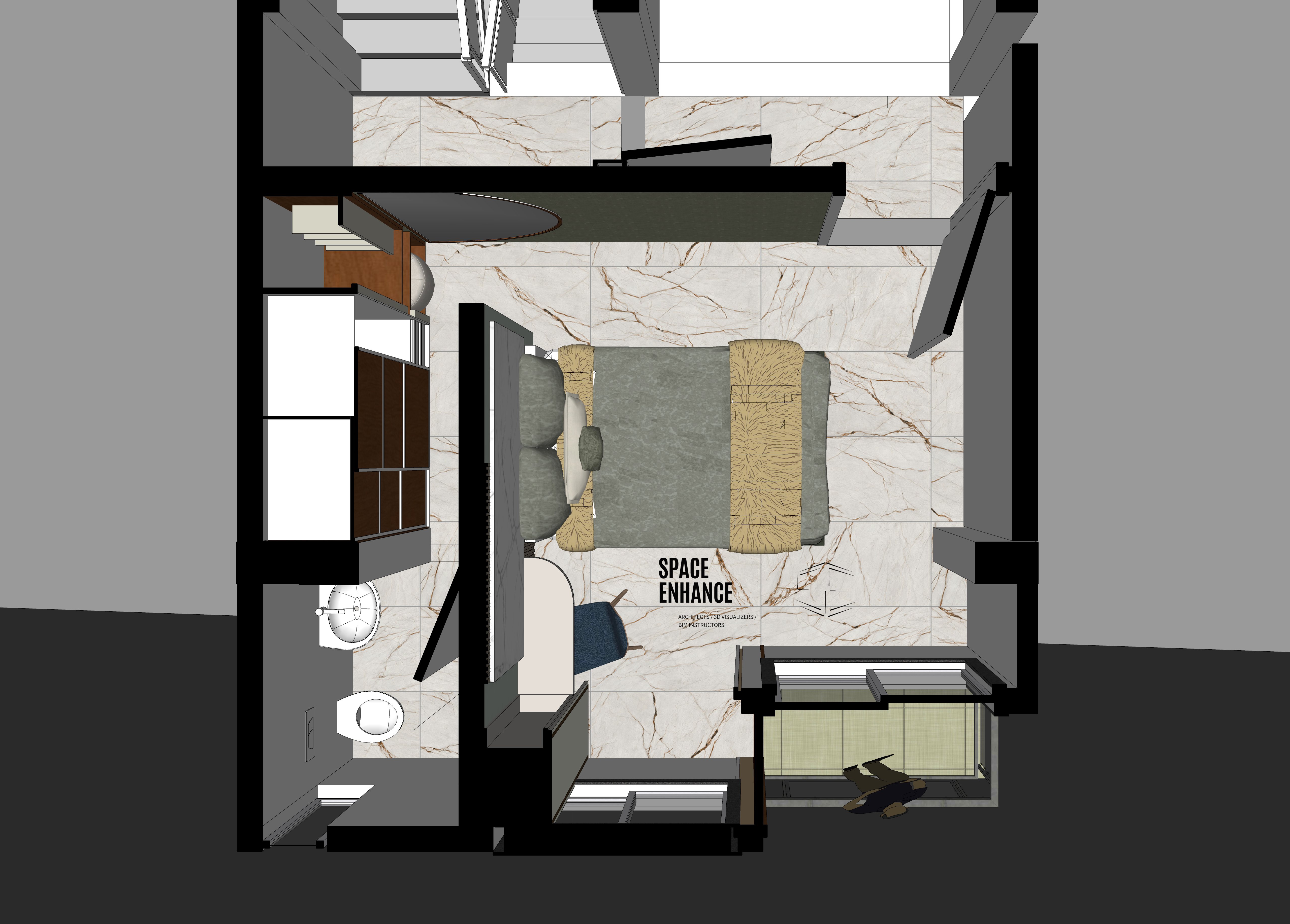 Master Bedroom Design: A Walkthrough of Space Optimization and Elegance