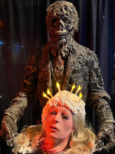 Author photo - Monsterpalooza Museum exhibit, Creepshow (1982)