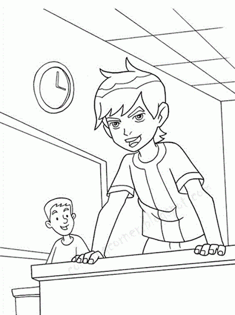 Ben 10 Coloring Pages Online