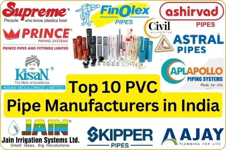 Top 10 PVC Pipe Manufacturers in India