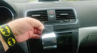 how to use foil inside a car?