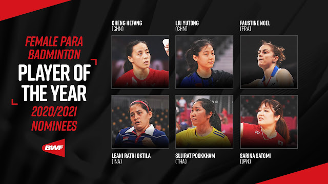 Female Para Badminton Player Of The Year