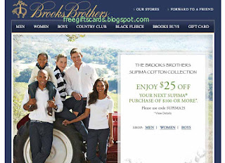 Free Printable Brooks Brothers Coupons