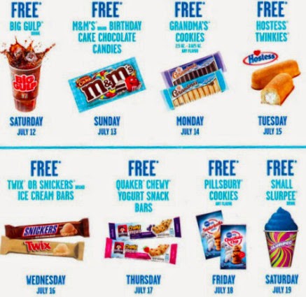 7-Eleven Freebies: Download Mobile App For Free M&Ms ...