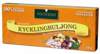 Kockens Kycklingbuljong i 12-pack