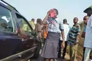 Students escape death in ghastly auto-crash along Abuja-Lokoja road (PHOTOS)
