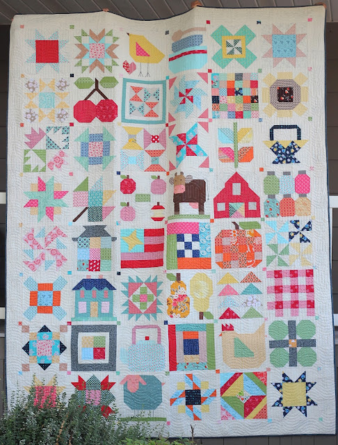 Lori Holt's Vintage Farm Girl Quilt in 12" blocks