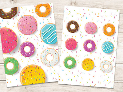 Mama Love Print Printable -  甜甜圈早教掛牆圖 Donut Poster Free Download Freebies Printable