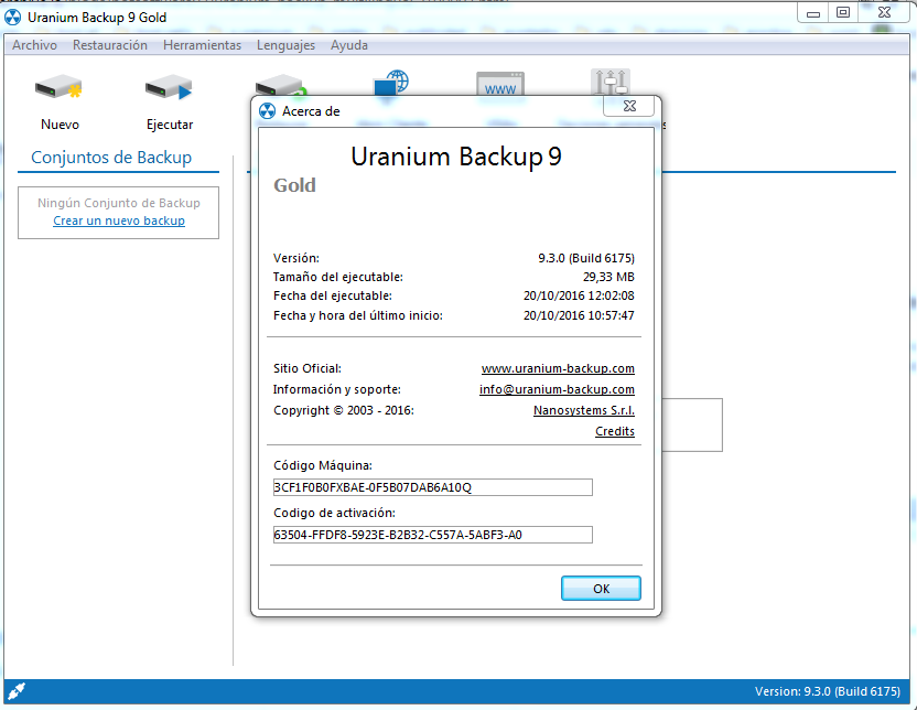 Uranium Backup 9.4.1 Build 6598 poster box cover