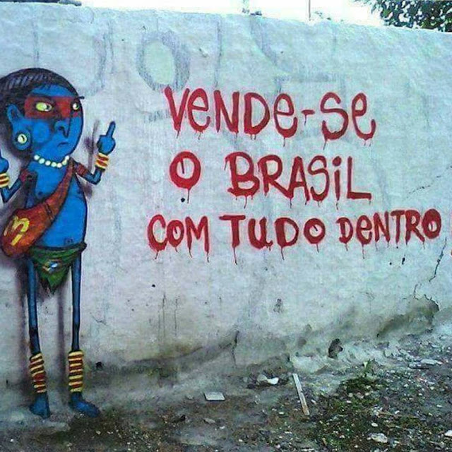 Brazil mostra a tua cara, Brasil, Acorda Brasil, Amazônia e Vidas em leilão, Brasil2017, Reflexão Poesia