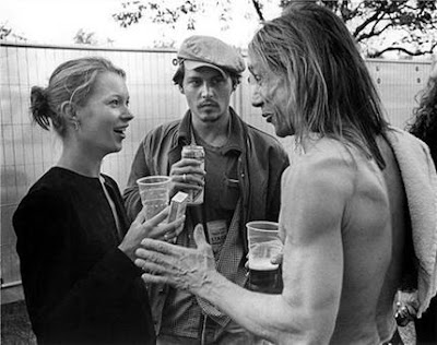 johnny depp and kate moss by annie. Kate Moss, Johnny Depp amp; Iggy