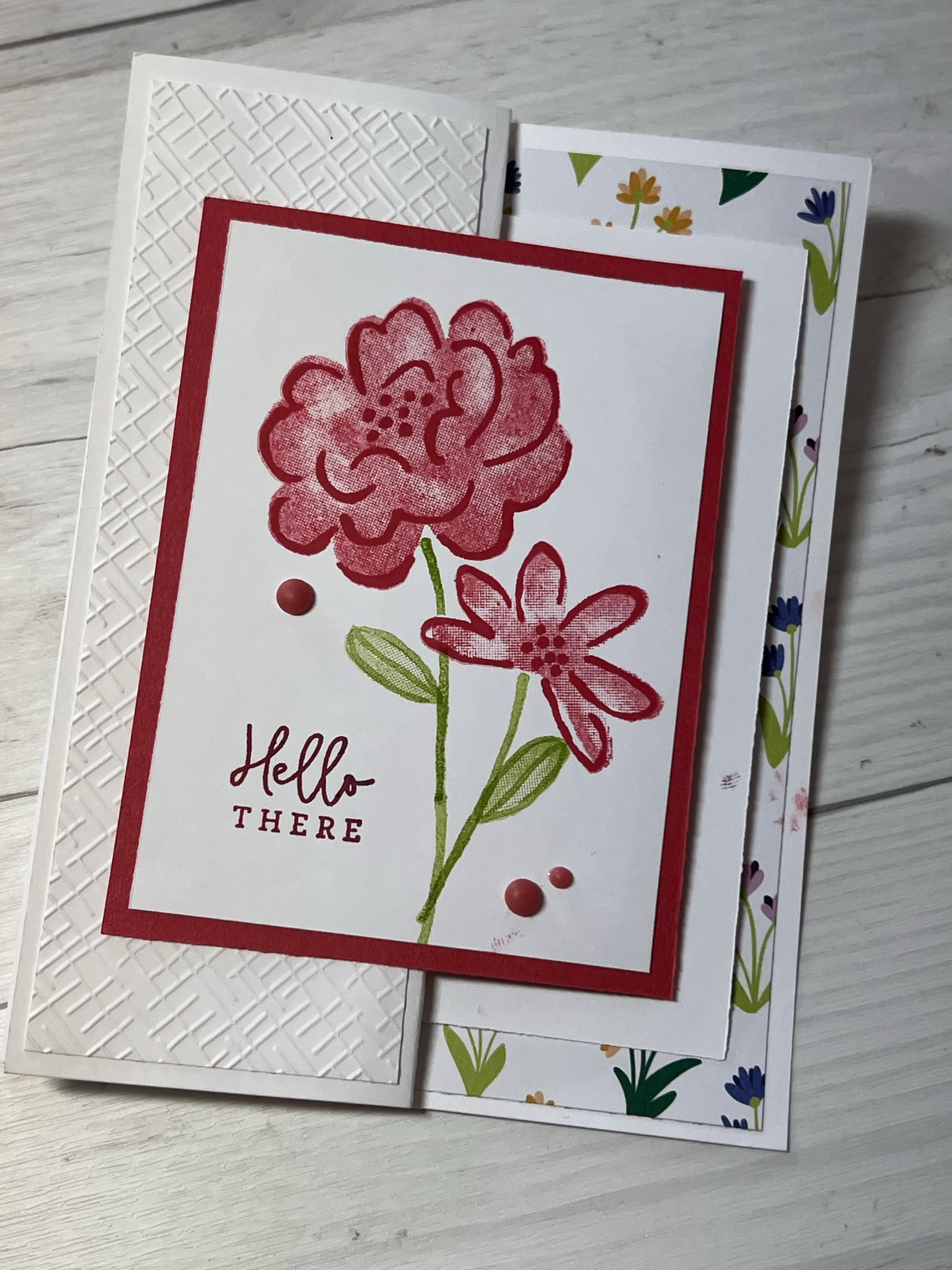 Another Double Decker Card idea using Stampin' Up! Darling Details ...