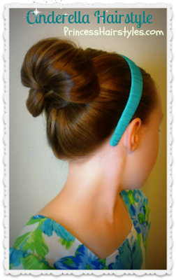 Cinderella hairstyle, video tutorial