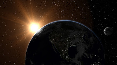 Earth in the Sun's orbit