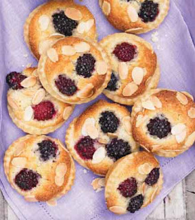 Mini blackberry Bakewells