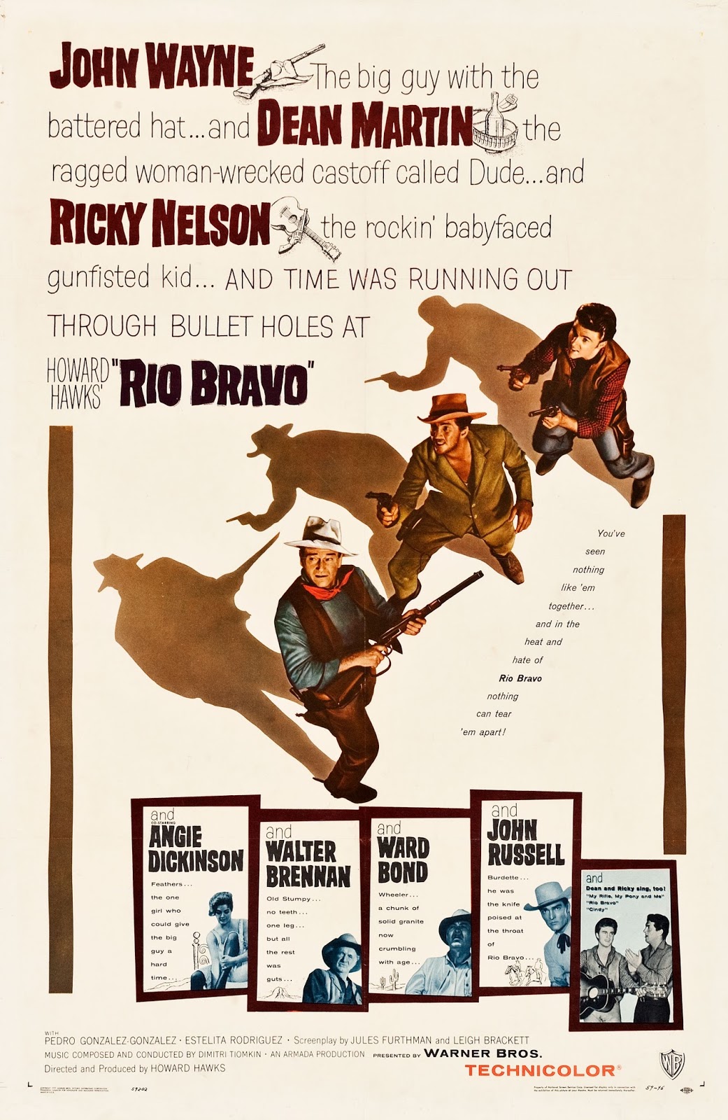 Pop Culture Safari!: Vintage Movie Poster: "Rio Bravo"