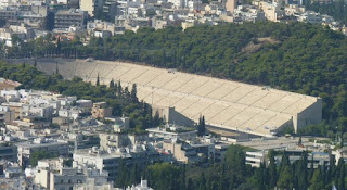 Estadio Panatenaico desde la Colina Licabeto.