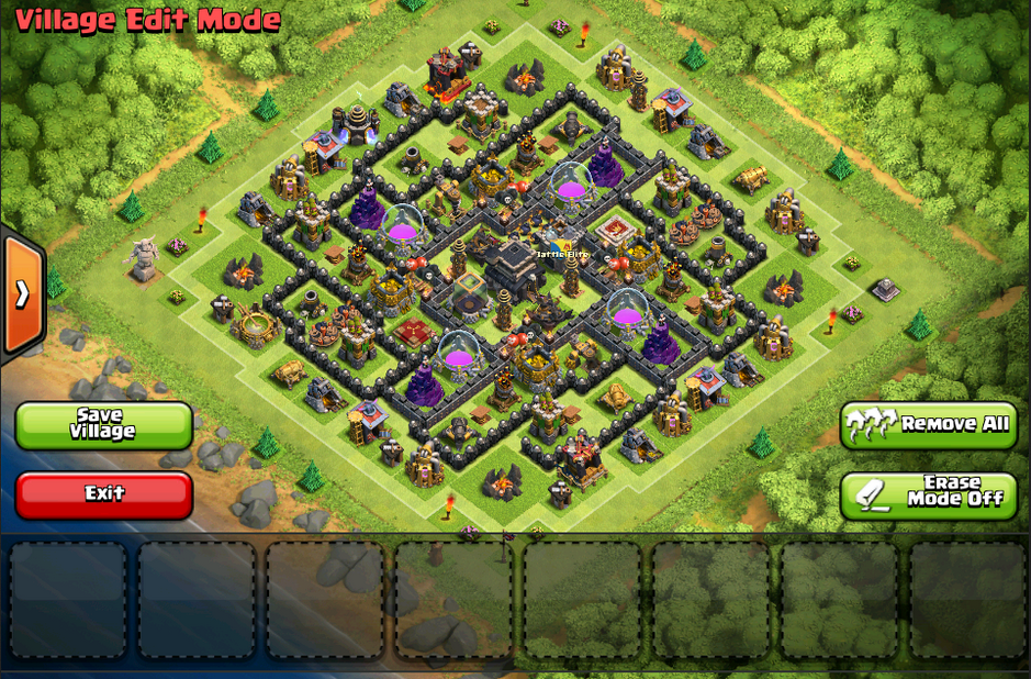 Cara Membuat BASE Terkuat dan Farming di TH 9 Game Clash Of Clans