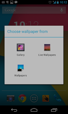 cara memasang wallpaper di android