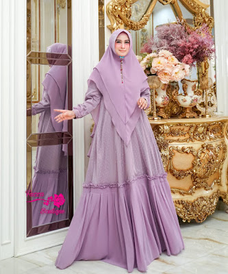 Baju Muslim Lebaran 2021 Peony Syar'i by Fazza