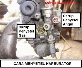 cara menyetel karburator