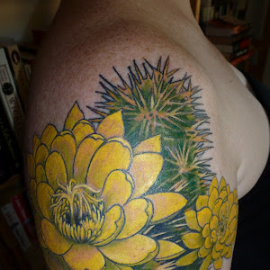 cactus flower tattoo designs