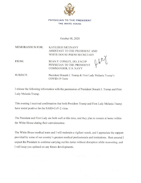  राष्ट्रपति Donald Trump और उनकी पत्नी Melania Trump को भी मिला COVID टेस्ट पॉजिटिव