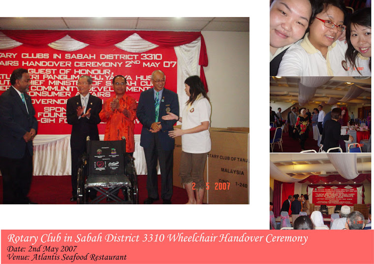 Wheelchair Handover Ceremony (2nd May 2007)