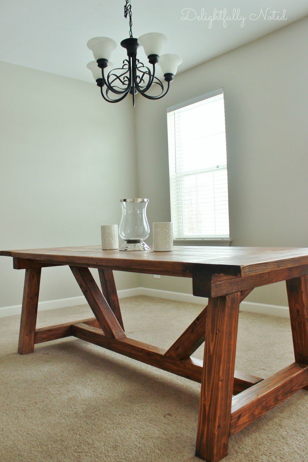 Holy Cannoli We Built A Farmhouse Dining Room Table