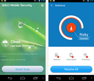 360 Mobile Security- Antivirus Android App Free Download From Google ...