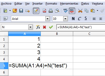 Como insertar comentarios en fórmulas