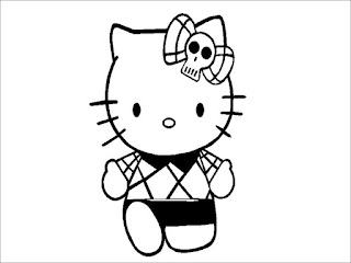 Desenhos do Hello Kitty para Colorir