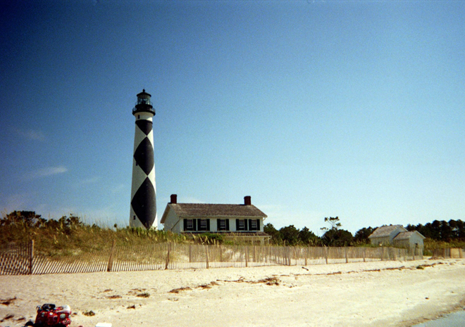 Cape Lookout Lighthouse, sound side