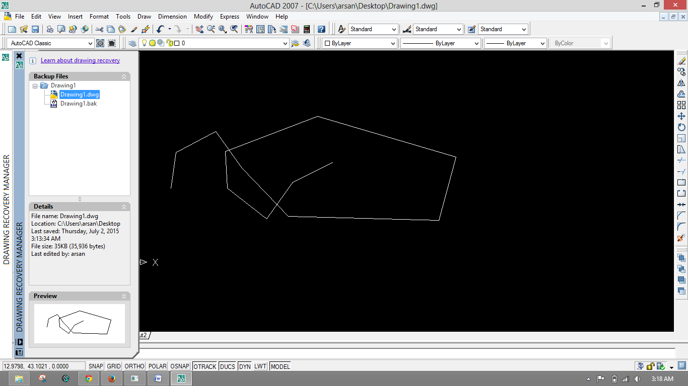 Mengatasi AutoCad TerClose Sebelum Save Karena Not Responding  Cad of Autocad